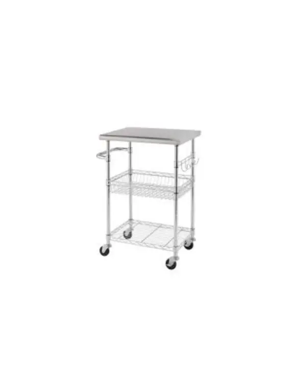 Trinity 24” Stainless Steel Top Kitchen Cart Owner's Manual