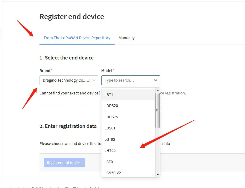 DRAGINO LDS02 LoRaWAN Door Sensor - Add APP EUI in the application 3