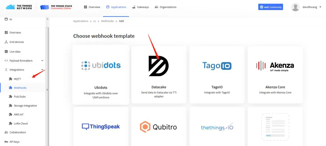 DRAGINO LDS02 LoRaWAN Door Sensor - Integrate with Datacake