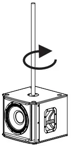 Electro-Voice ELX200 Passive Loudspeakers- threaded pole