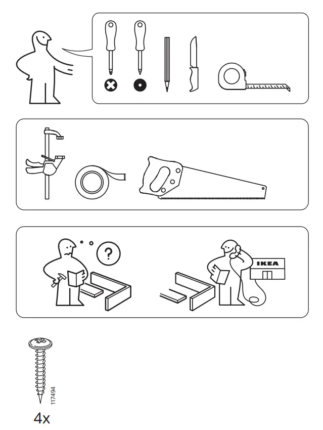 IKEA 802.916.94 Brokhult Side Panel Finish Walnut Pattern Light Grey fig1