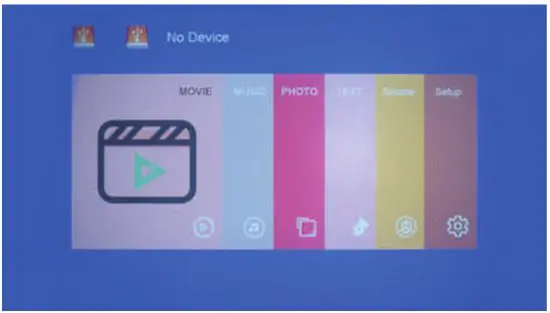 Megawise L21 Mini LCD Video Projector - conncet