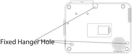 Megawise L21 Mini LCD Video Projector - hanger