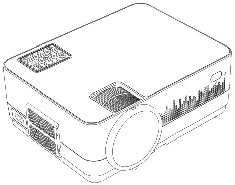 Megawise L21 Mini LCD Video Projector - power5