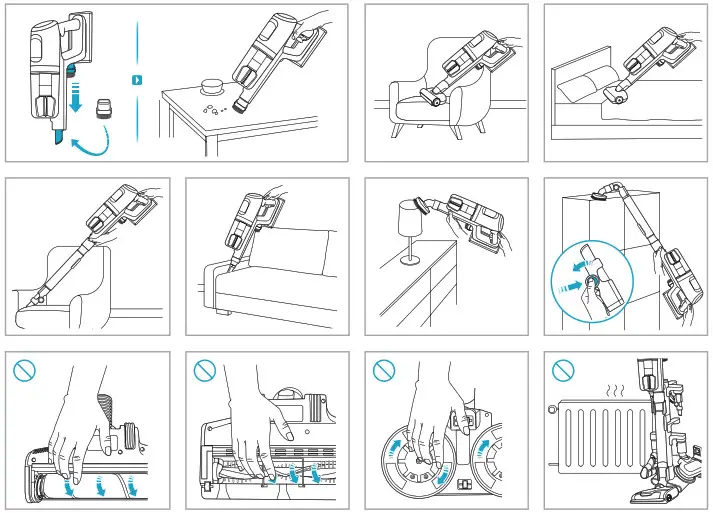 AEG AP81P25ECO Ultimate 8000 Stick Vacuum Cleaner- 12