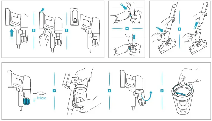 AEG AP81P25ECO Ultimate 8000 Stick Vacuum Cleaner- 5