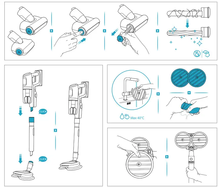 AEG AP81P25ECO Ultimate 8000 Stick Vacuum Cleaner- 8