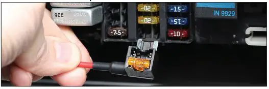 Gator UniversaL hard wiring kit - Connecting to the fuse box 2