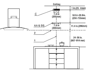 HAUSLANe WM-630SS-30 Kitchen Range Hood FIG 4