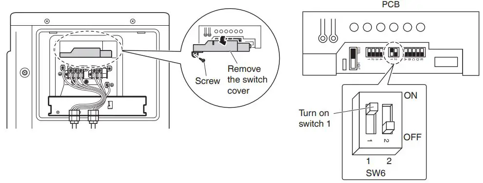 DAIKIN RXM18VVJU R32 Split Series Room Air Conditioner Instruction Manual - When attaching the drain pan heater