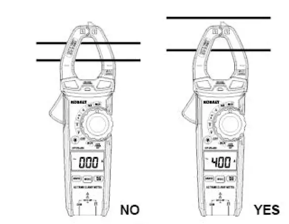 KOBALT DT-9180AKIT Clamp Meter Kit FIG 3