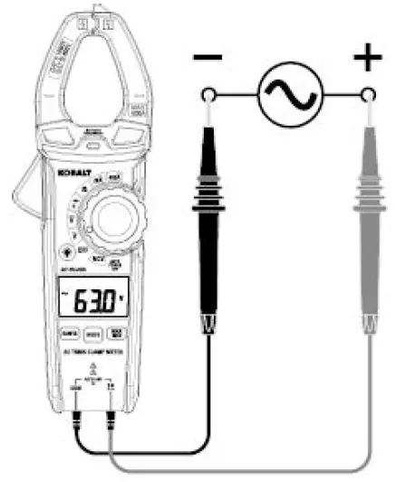 KOBALT DT-9180AKIT Clamp Meter Kit FIG 4