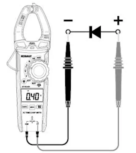 KOBALT DT-9180AKIT Clamp Meter Kit FIG 7