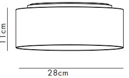 QAZQA Drum CL Combi 28 - Overall size