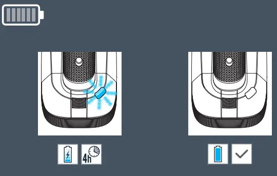 ROWENTA RH64 Xpert 6.60 Smart Stick Vacuum Instructions - Battery