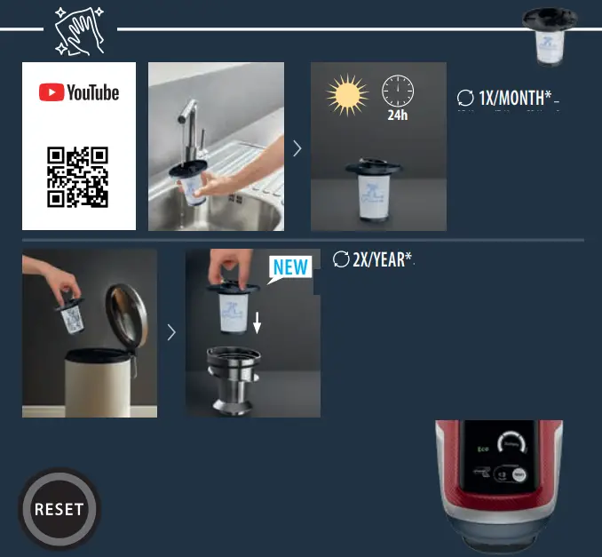 ROWENTA RH64 Xpert 6.60 Smart Stick Vacuum Instructions - Clean