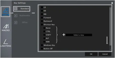 onn 100025011 - Buttons Settings 1