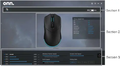 onn 100025011 - Mouse Configuration 1