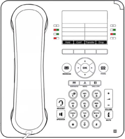 NORTHLAND COMMUNICATIONS IP Office 9508 Desk Phone - FIG