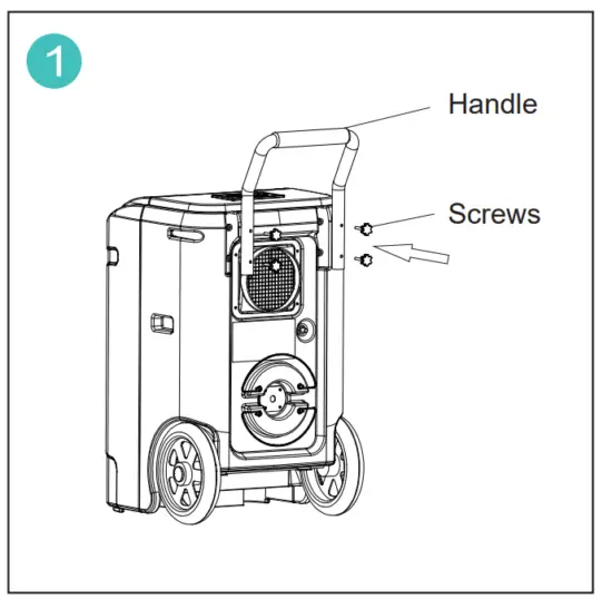 KESNOS PDGT701BC 180 Pints Commercial Dehumidifier for Large Room or Basements - fig3