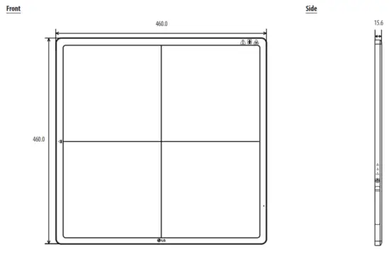 LG 17HK700G W Flat Panel Digital X Ray Detector - Control Box 1