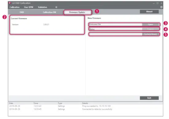 LG 17HK700G W Flat Panel Digital X Ray Detector - Firmware