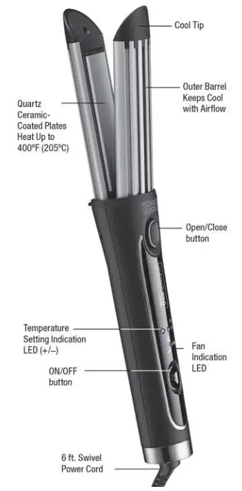 conair 21CN079870 InfinitiPRO Cool Air Styler - Get to Know your Styler