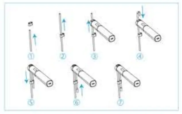 Installation of the jump Rope