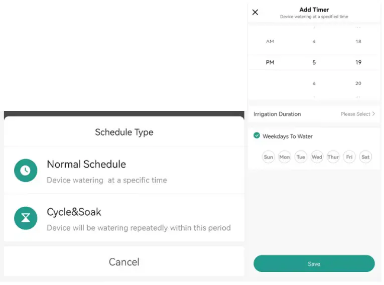 Fujian Oralgarden Technology SWV 02 GWB 03 Bluetooth Water Time Wi Fi Hub - Schedule Type