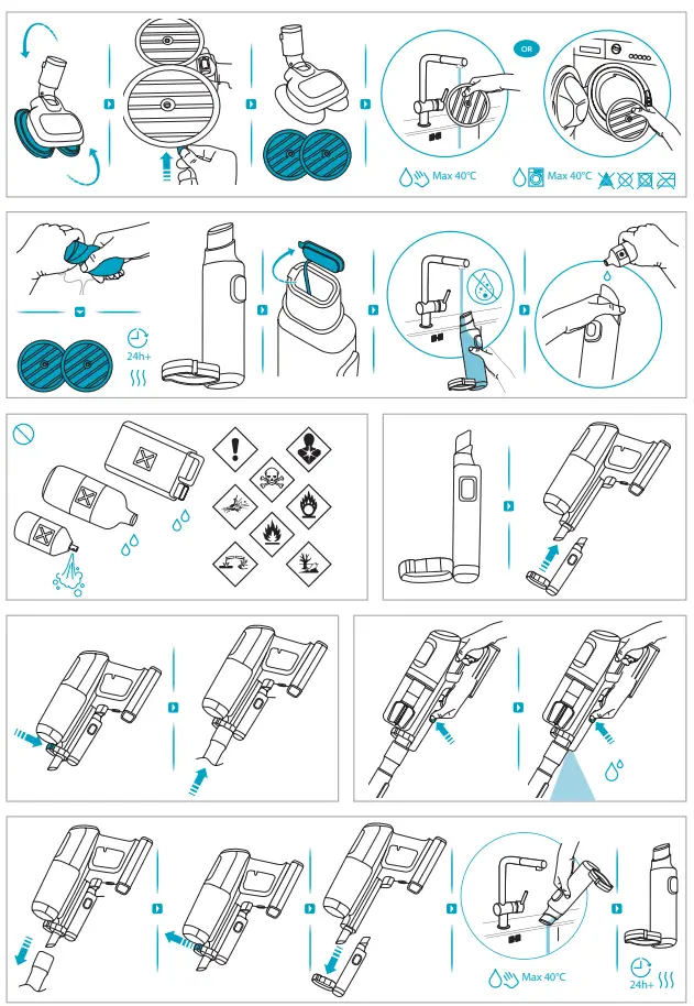 Electrolux EP81B25GRN Ultimate 800 Green Cordless Vacuum Cleaner 5