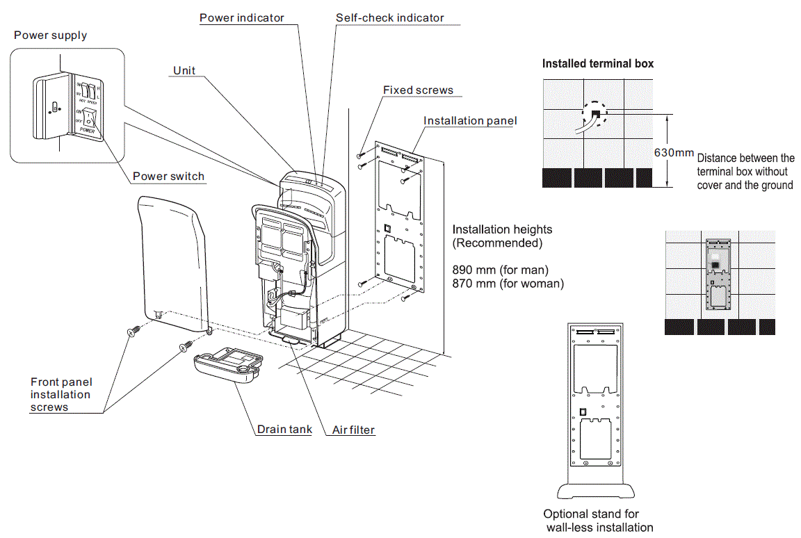 Dryflow JF1G JetForce Pro Intelligent Hand Dryers-13