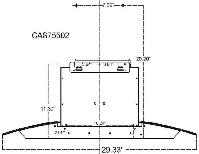 CIARRA CAS75502 30 Inch Wall Mount Range Hood 18