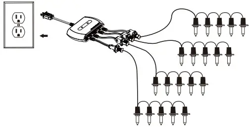 Polygroup ILLUMINATIONS LED wall or electrical ou