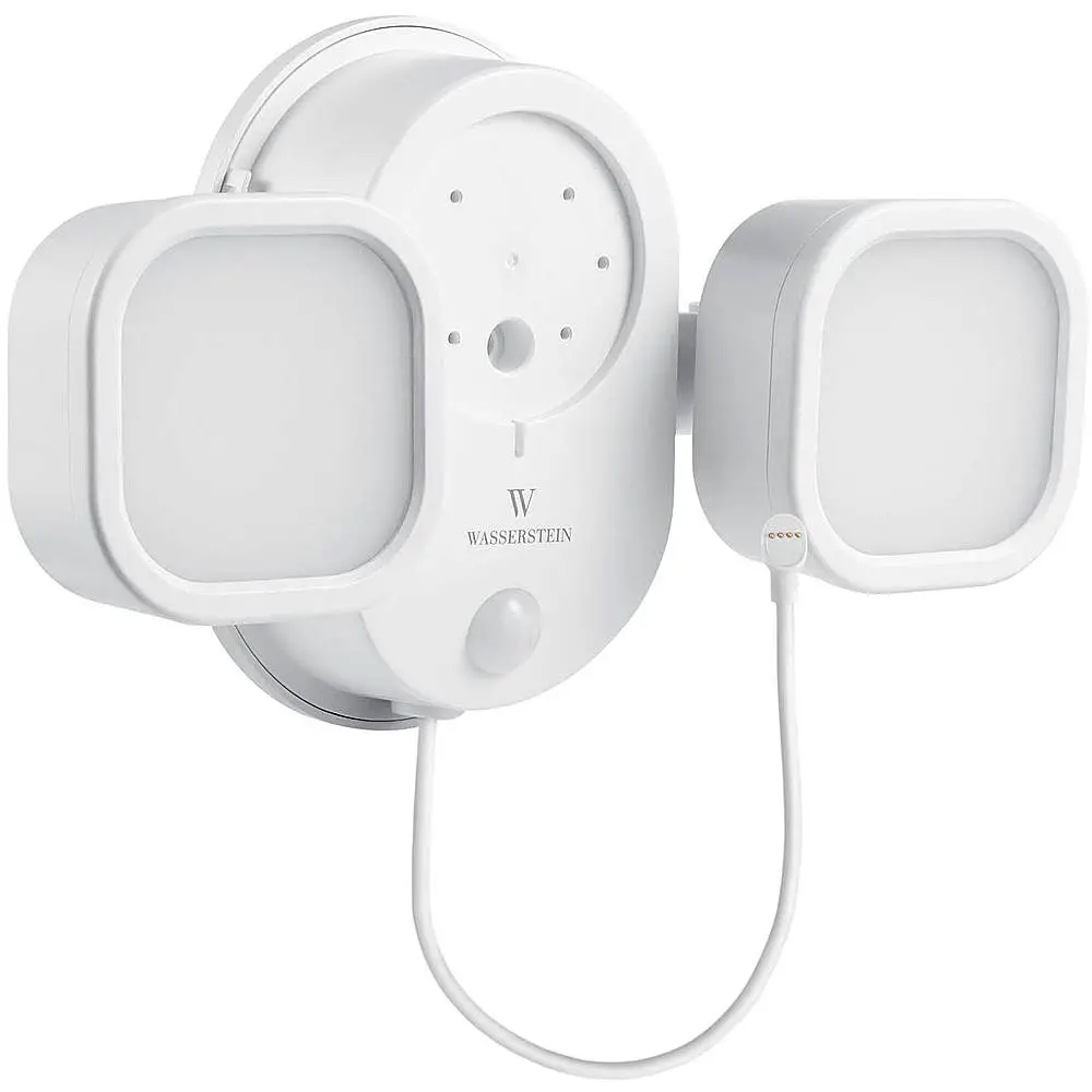 WASSERSTEIN 6476978 3-in-1 Floodlight Charger Mount for Google Nest Cam (battery)