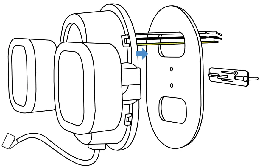 Installing the Floodlight to the Junction Box