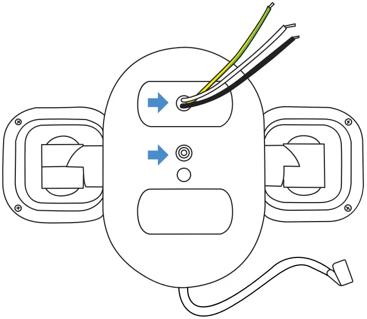 Installing the Floodlight to the Junction Box