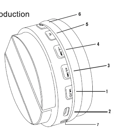 billboard 46642 On-Ear Bluetooth Wireless Headphones FIG 2