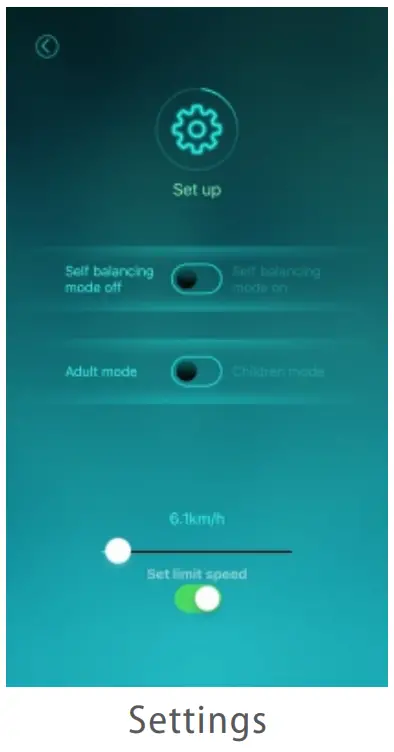 GYROOR G11 Hoverboard Bluetooth with Light and Music Speaker app