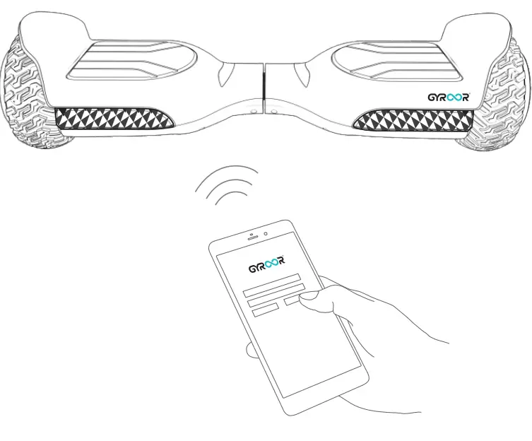 GYROOR G11 Hoverboard Bluetooth with Light and Music Speaker fig 15
