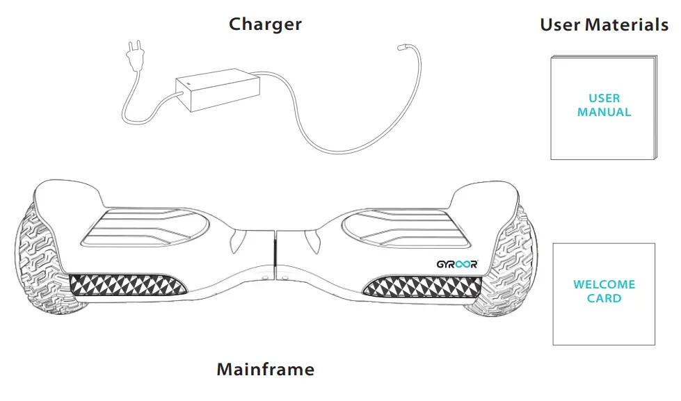 GYROOR G11 Hoverboard Bluetooth with Light and Music Speaker fig 16