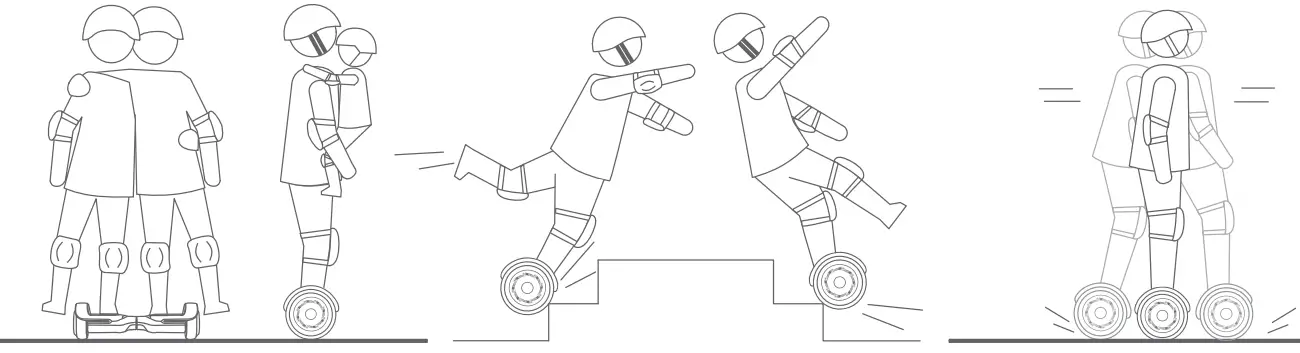 GYROOR G11 Hoverboard Bluetooth with Light and Music Speaker fig 2