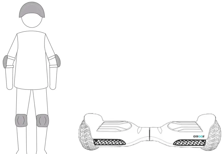 GYROOR G11 Hoverboard Bluetooth with Light and Music Speaker fig 7