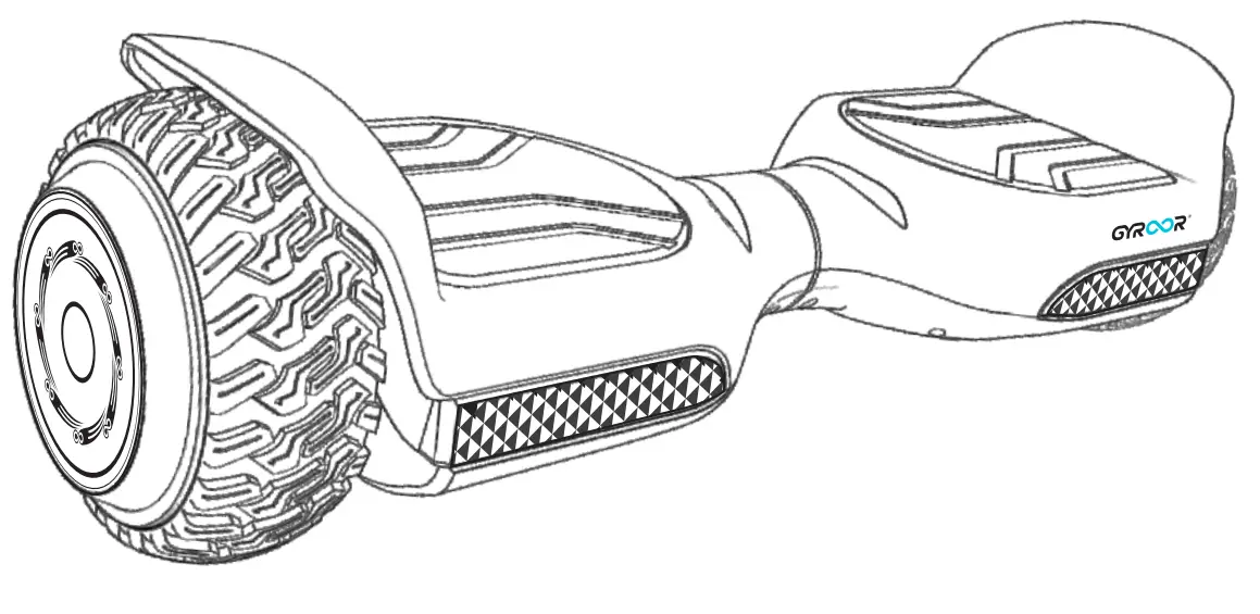 GYROOR G11 Hoverboard Bluetooth with Light and Music Speaker