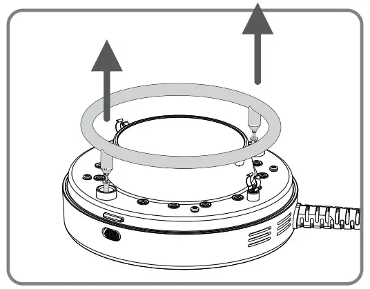Install and Detach the Ring Flash Tube