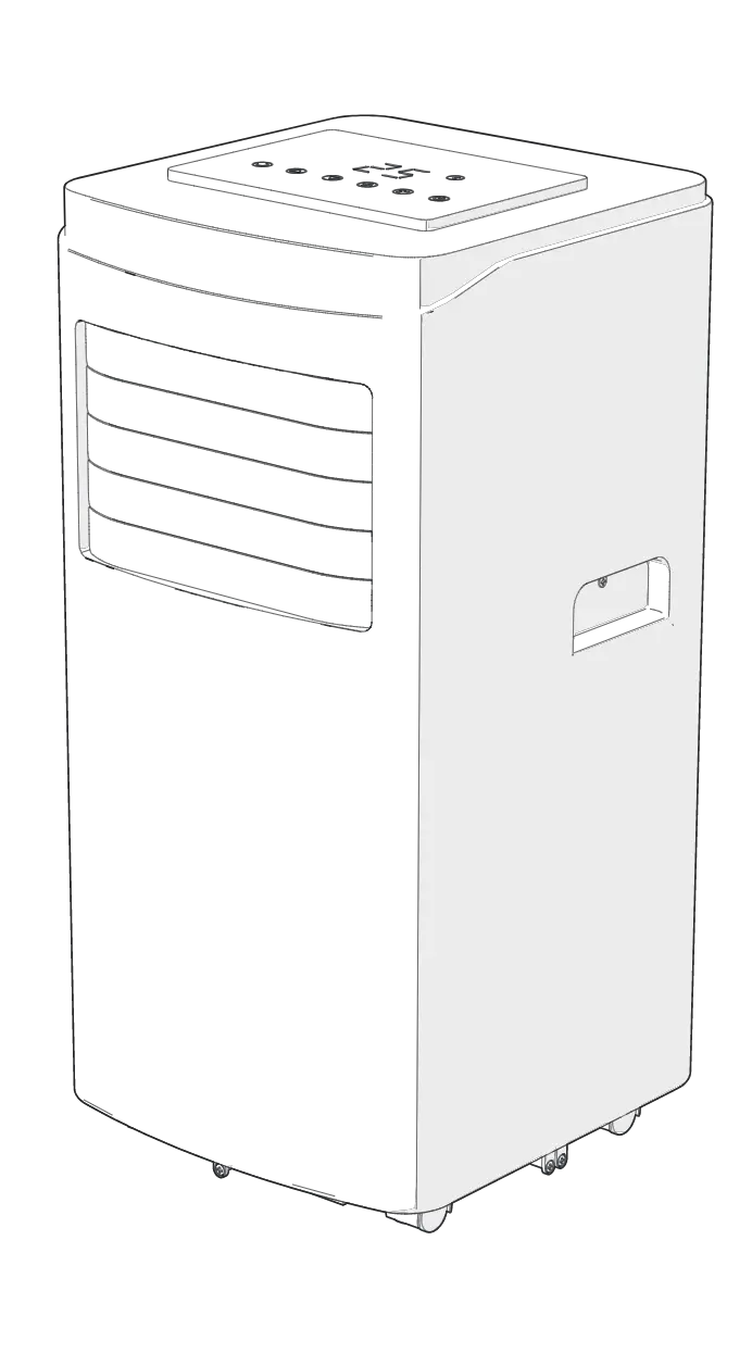 Nedis Wifiacmb1wt7 Wi-fi Smart Air Conditioner User Manual