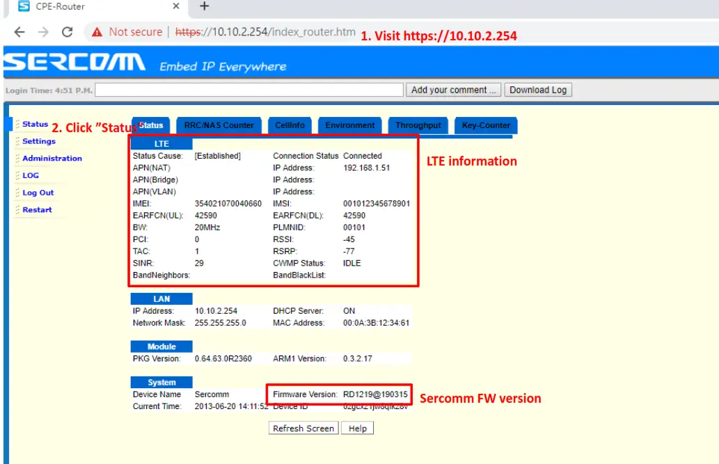 SERCOMM OC1101 Industrial LTE CPE - Fig 10