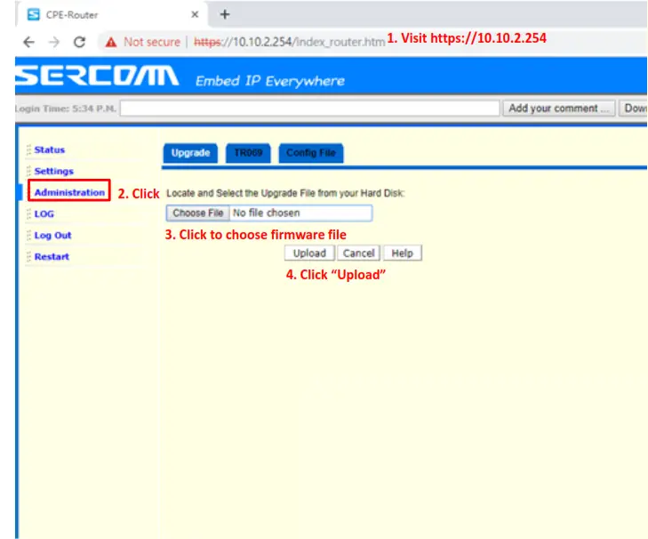 SERCOMM OC1101 Industrial LTE CPE - Fig 5