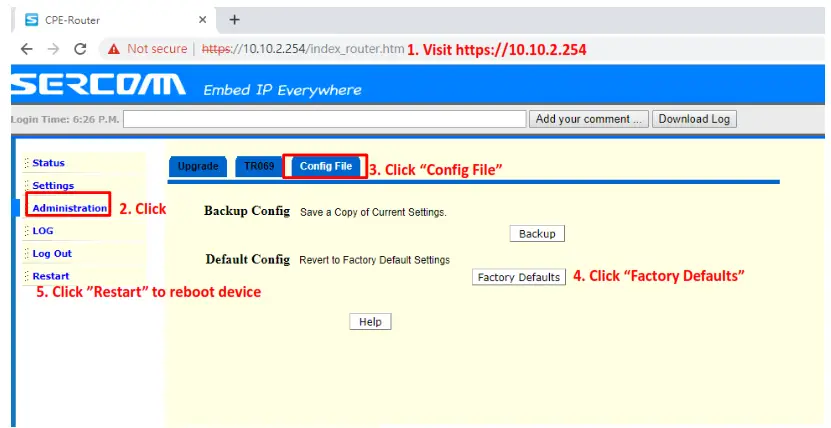 SERCOMM OC1101 Industrial LTE CPE - Fig 6