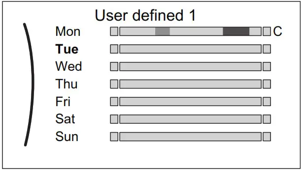 DAIKIN EBLA04E2V3 Altherma 3 M - Schedule screen 11