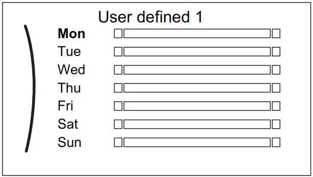 DAIKIN EBLA04E2V3 Altherma 3 M - Schedule screen 6